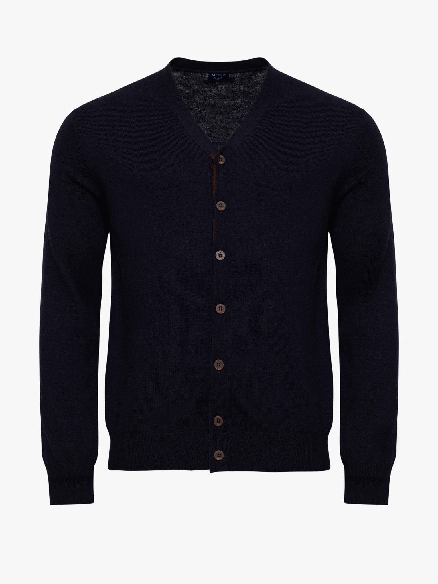 JERSEY DE LANA AZUL MANGA LARGA REGULAR FIT MR. AZUL