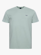 CAMISETA ALGODÓN VERDE MANGA CORTA REGULAR FIT MR. AZUL