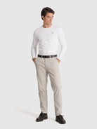BEIGE COTTON REGULAR FIT MR. BLUE