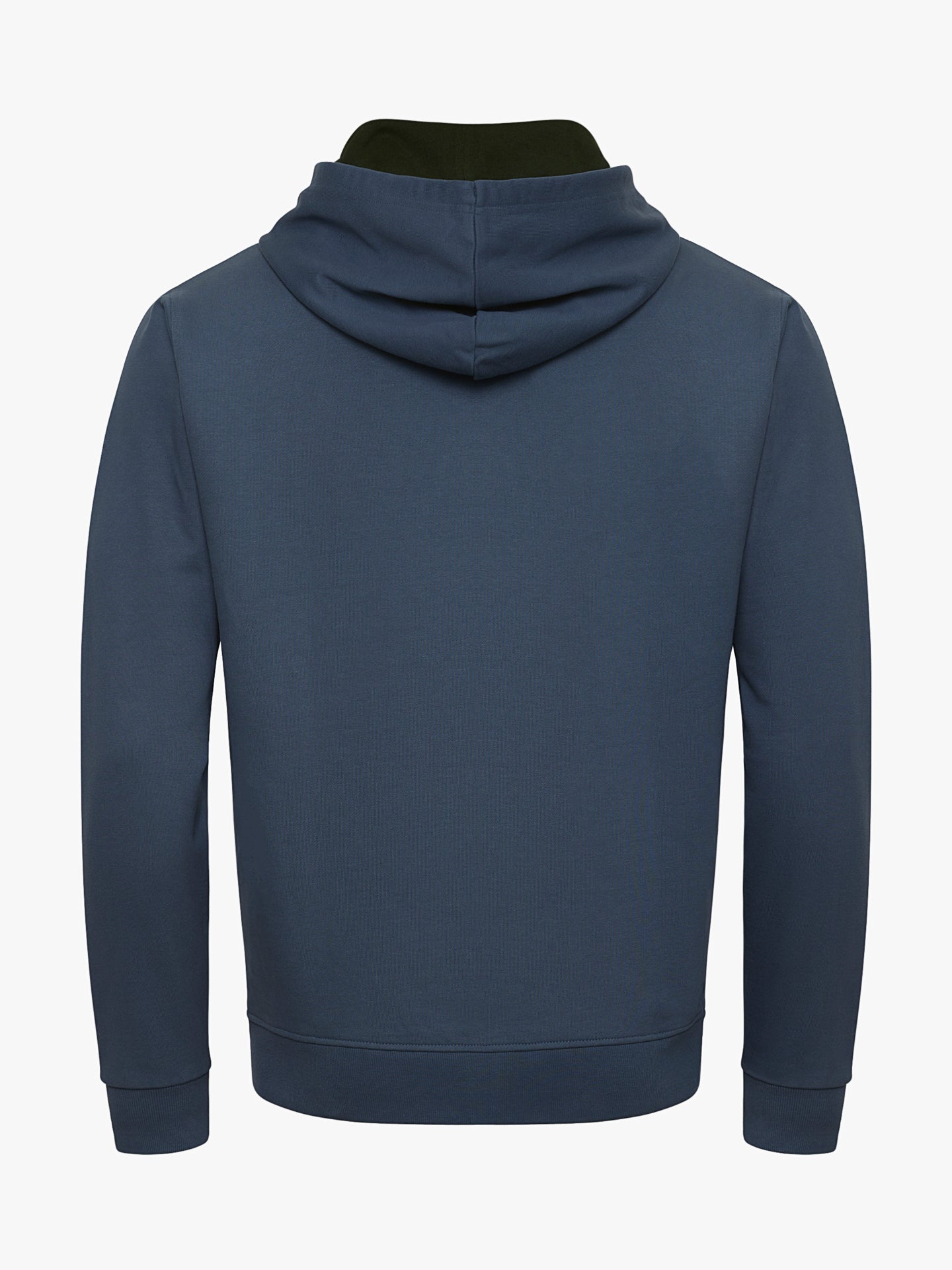 SUDADERA REGULAR FIT AZUL CON CAPUCHA MR. AZUL