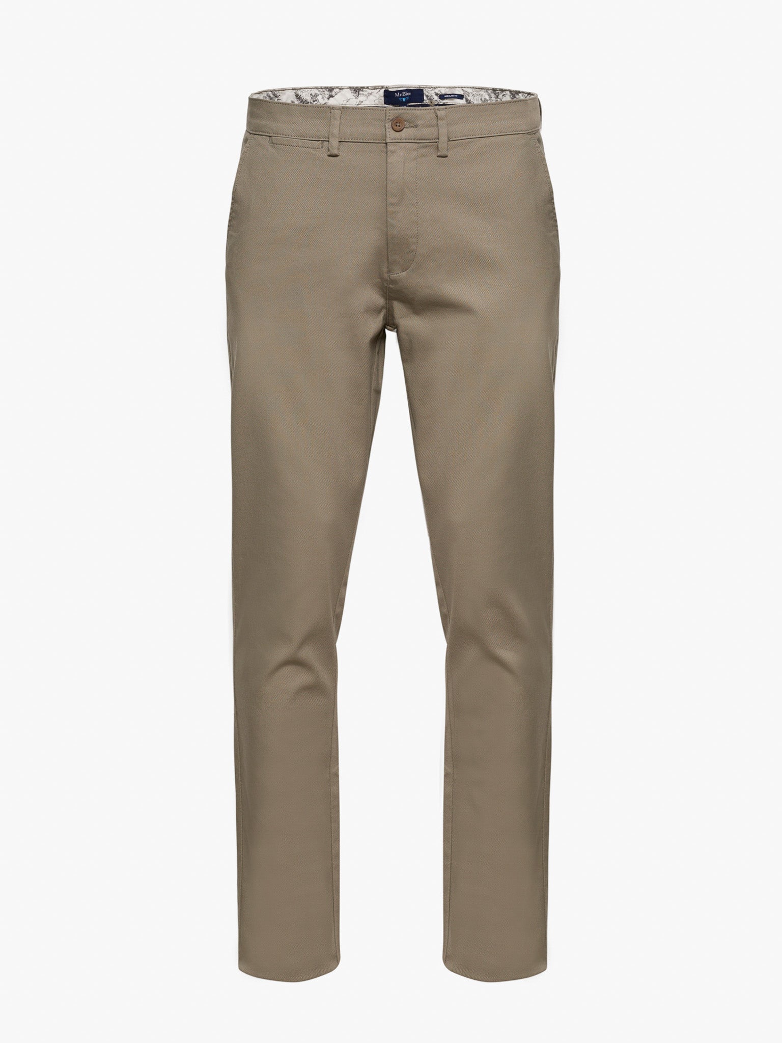 PANTALÓN ALGODÓN VERDE REGULAR FIT MR. AZUL