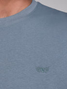 CAMISETA ALGODÓN VERDE MANGA CORTA REGULAR FIT MR. AZUL
