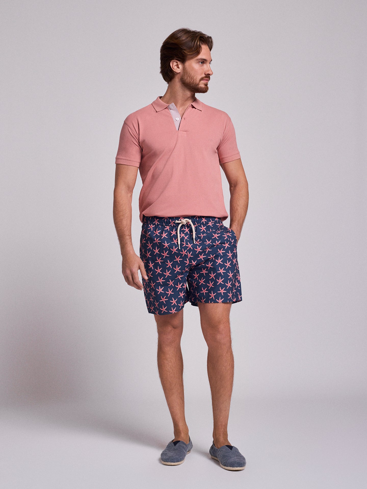 REGULAR FIT MR. BLUE SWIMMING SUIT BLUE