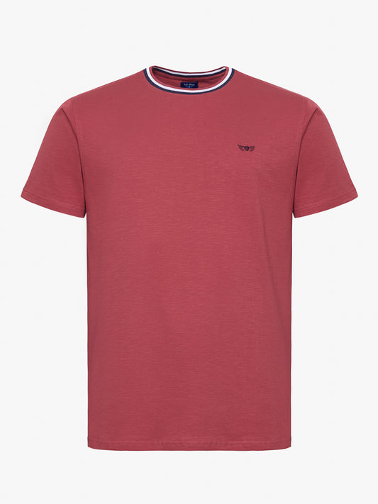 BORDEAUX T-SHIRT SHORT SLEEVE REGULAR FIT MR. BLUE