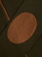 JERSEY DE CASHMERE VERDE CON CODERAS MR REGULAR FIT. AZUL