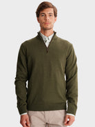 GREEN THIN PULLOVER LONG SLEEVE REGULAR FIT MR. BLUE