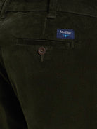 GREEN COTTON TROUSERS CLASSIC FIT MR. BLUE