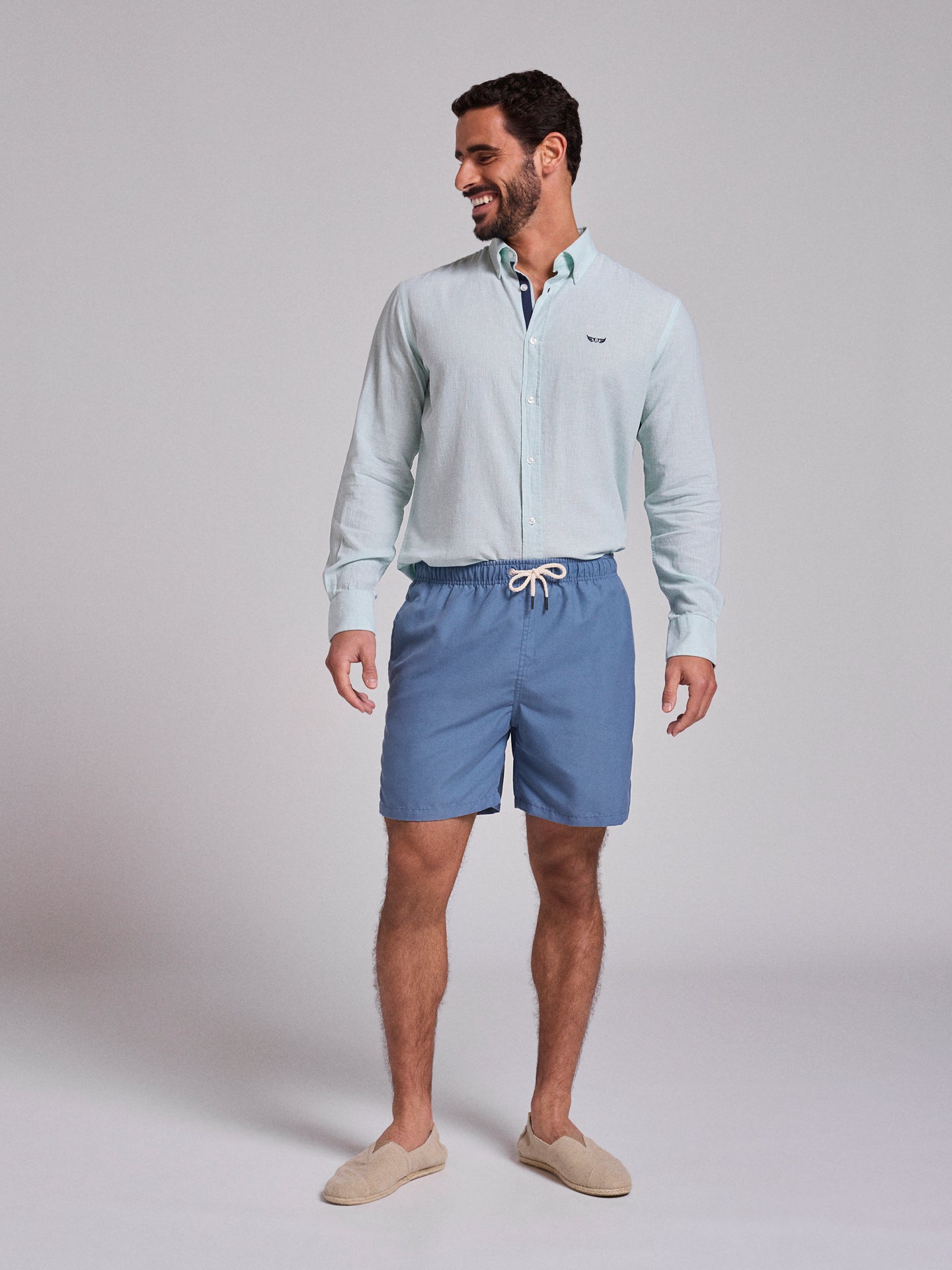 REGULAR FIT MR. BLUE SWIMMING SUIT BLUE