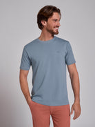 CAMISETA ALGODÓN VERDE MANGA CORTA REGULAR FIT MR. AZUL