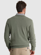 GREEN WOOL PULLOVER LONG SLEEVE REGULAR FIT MR. BLUE