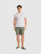 GREEN COTTON T-SHIRT SHORT SLEEVE REGULAR FIT MR. BLUE