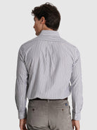 CAMISA ALGODÓN AZUL MANGA LARGA REGULAR FIT MR. AZUL