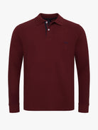 POLO BORDEAUX MANGA COMPRIDA REGULAR FIT MR. BLUE