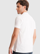 POLO BRANCO MANGA CURTA REGULAR FIT MR. BLUE