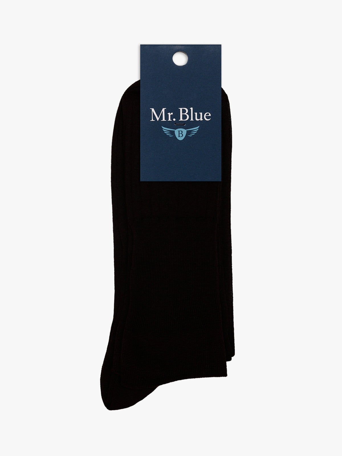 BROWN SOCKS MR. BLUE