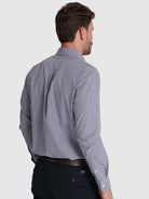 CAMISA ALGODÓN AZUL MANGA LARGA REGULAR FIT MR. AZUL