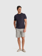 T-SHIRT ALGODÃO AZUL MANGA CURTA REGULAR FIT MR. BLUE