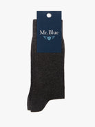 REGULAR FIT MR. GRAY WOOL SOCKS BLUE