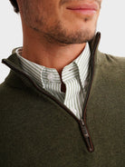 GREEN THIN PULLOVER LONG SLEEVE REGULAR FIT MR. BLUE