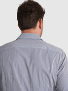 BLUE COTTON SHIRT LONG SLEEVE SLIM FIT MR. BLUE