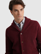 BORDEAUX WOOL PULLOVER LONG SLEEVE REGULAR FIT MR. BLUE