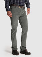 PANTALÓN SLIM FIT DE ALGODÓN VERDE MR. AZUL