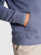 BLUE COTTON HOODIE LONG SLEEVE REGULAR FIT MR. BLUE