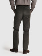 GREEN COTTON TROUSERS CLASSIC FIT MR. BLUE