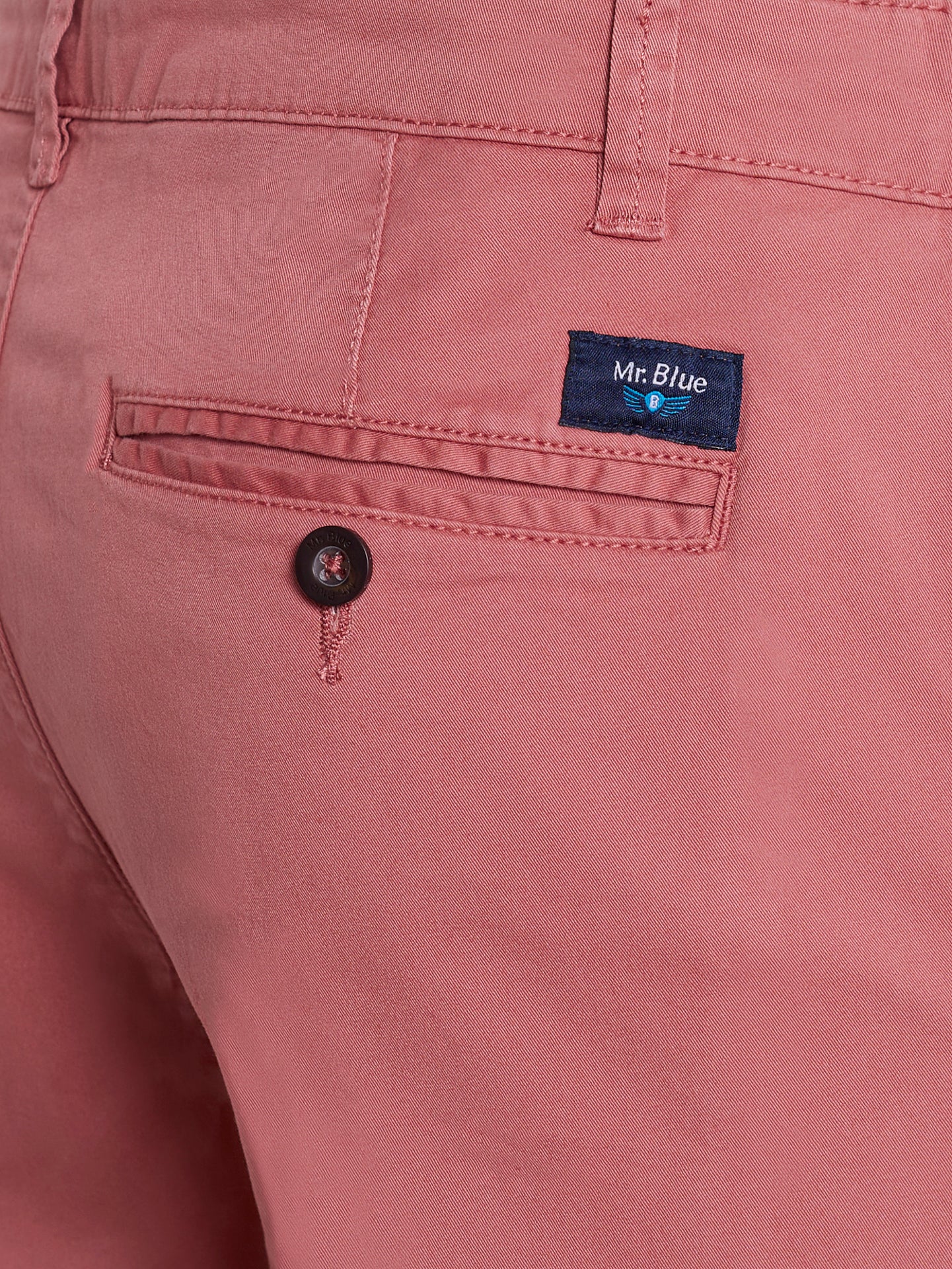 BERMUDA ALGODÃO ROSAS REGULAR FIT MR. BLUE