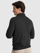GRAY WOOL PULLOVER LONG SLEEVE REGULAR FIT MR. BLUE