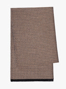 BUFANDA BEIGE SR. AZUL