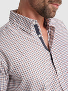 GREEN COTTON SHIRT LONG SLEEVE REGULAR FIT MR. BLUE