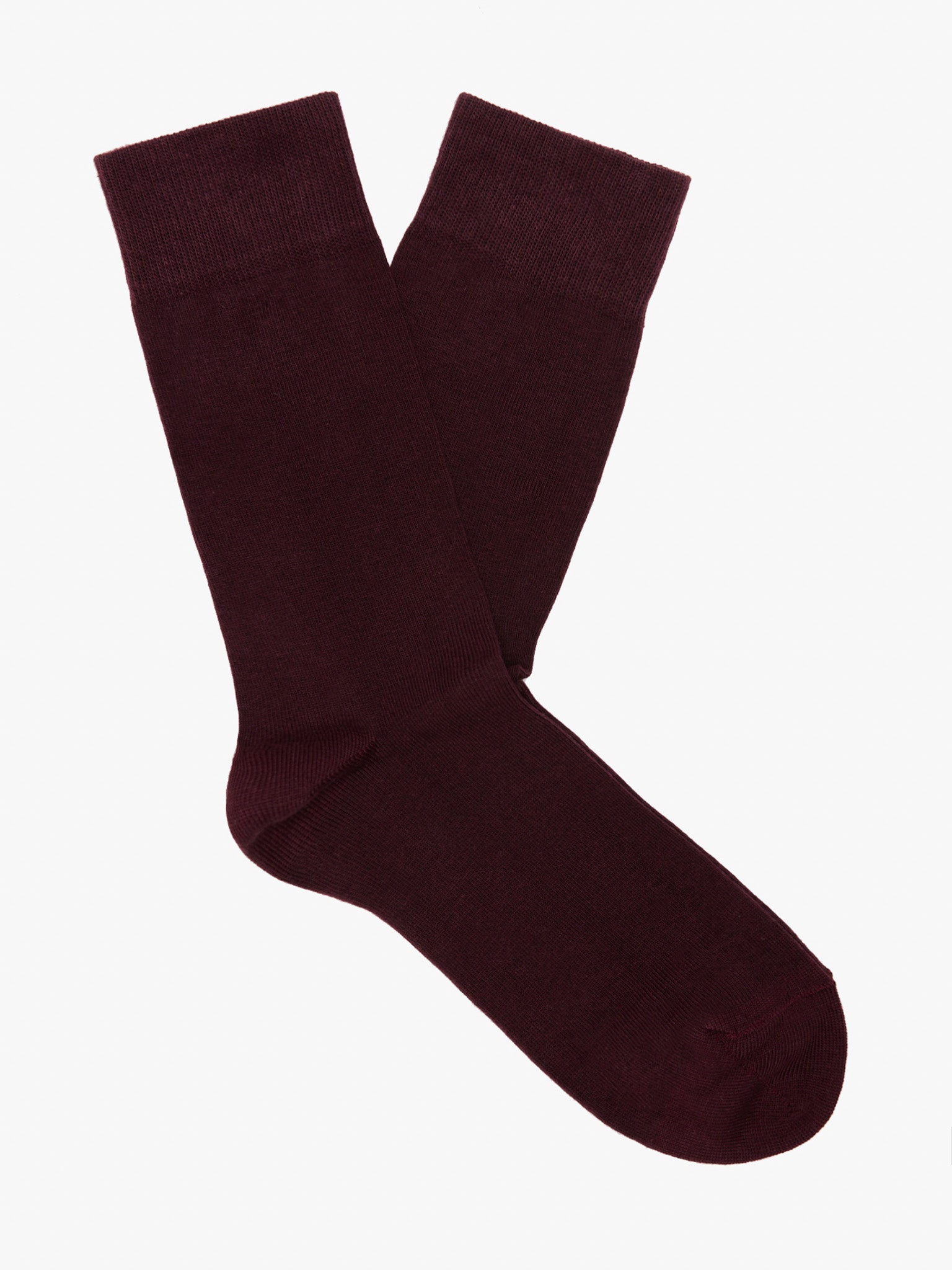 REGULAR FIT BORDEAUX WOOL SOCKS MR. BLUE
