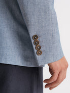 BLAZER AZUL MANGA COMPRIDA REGULAR FIT MR. BLUE
