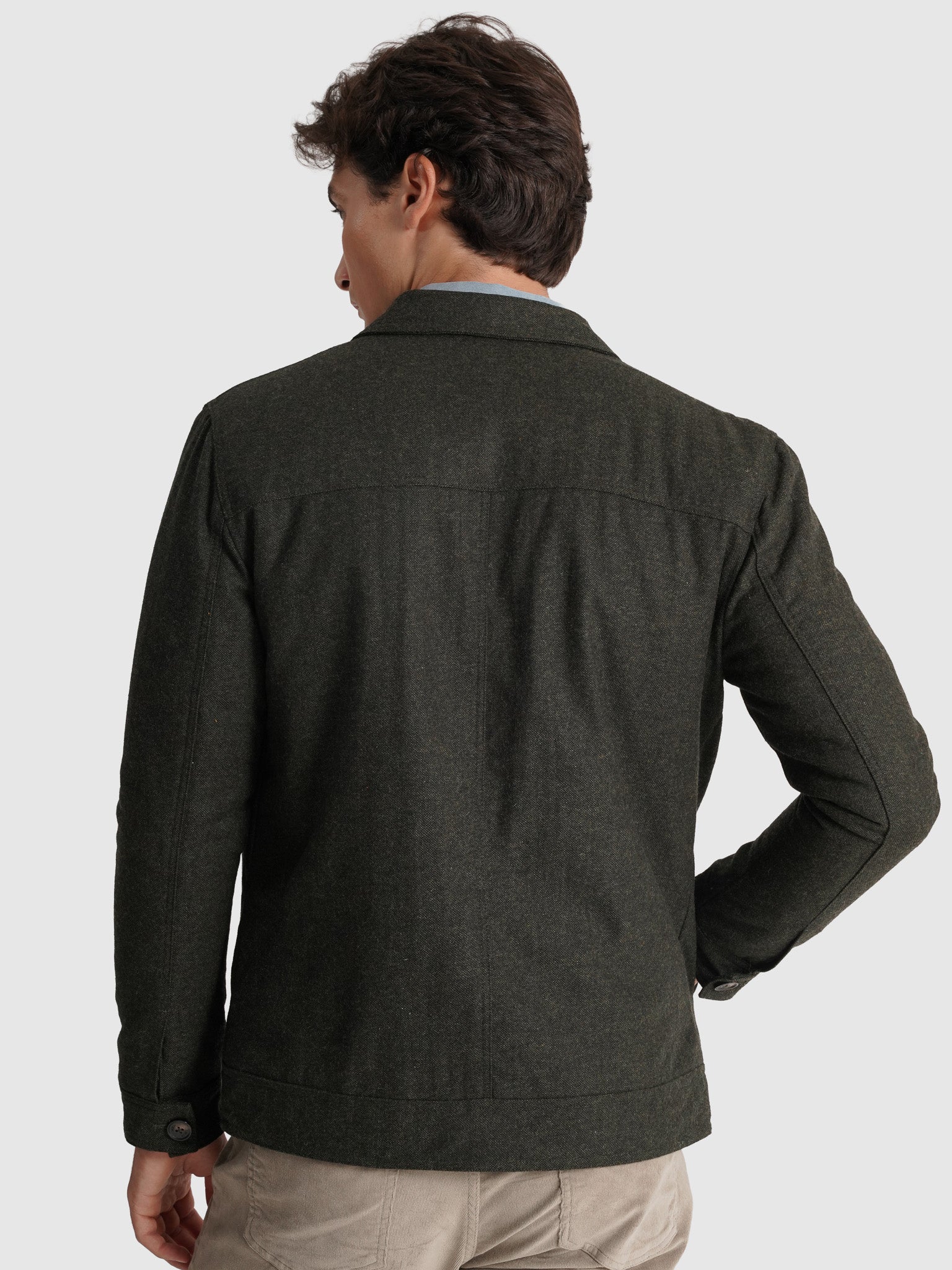 GREEN JACKET REGULAR FIT MR. BLUE