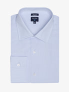 CAMISA DE ALGODÓN AZUL MANGA LARGA CLASSIC FIT MR. AZUL