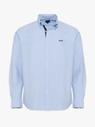 CAMISA ALGODÓN AZUL MANGA LARGA REGULAR FIT MR. AZUL
