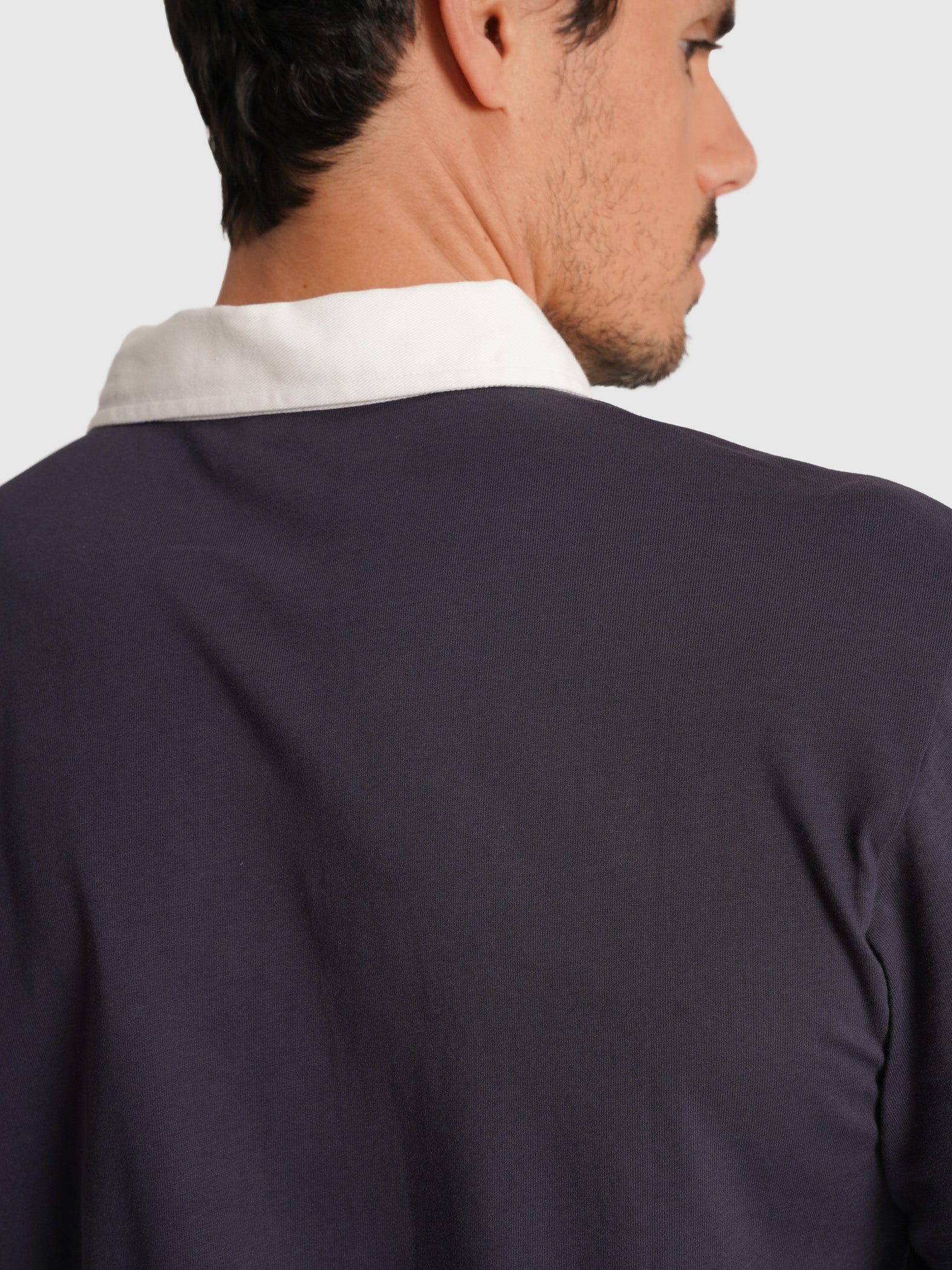 RUGBY BLUE COTTON LONG SLEEVE REGULAR FIT MR. BLUE