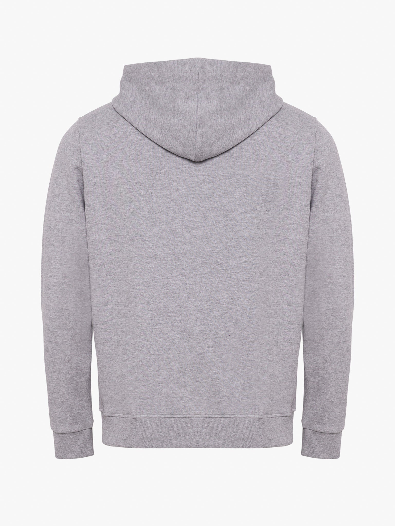 GRAY COTTON HOODIE LONG SLEEVE REGULAR FIT MR. BLUE