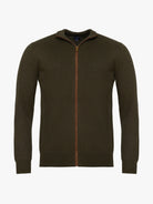 JERSEY DE CASHMERE VERDE CON CODERAS MR REGULAR FIT. AZUL