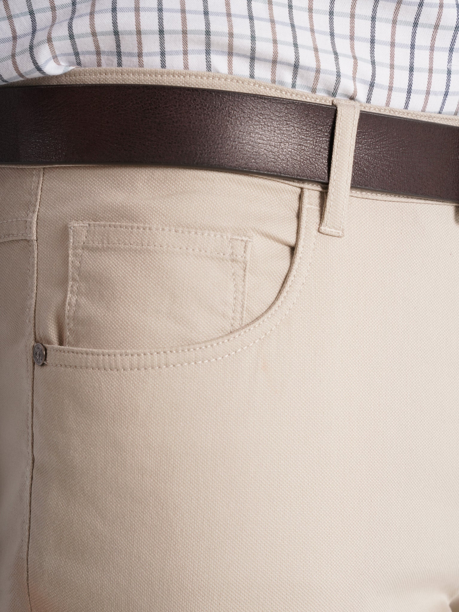 ALGODÓN BEIGE REGULAR FIT MR. AZUL
