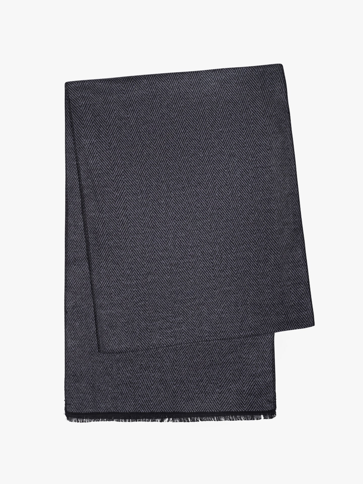 GRAY SCARF MR. BLUE