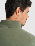 GREEN COTTON PULLOVER LONG SLEEVE REGULAR FIT MR. BLUE