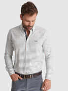 BLUE FLANNEL SHIRT LONG SLEEVE REGULAR FIT MR. BLUE