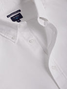 WHITE COTTON SHIRT LONG SLEEVE REGULAR FIT MR. BLUE