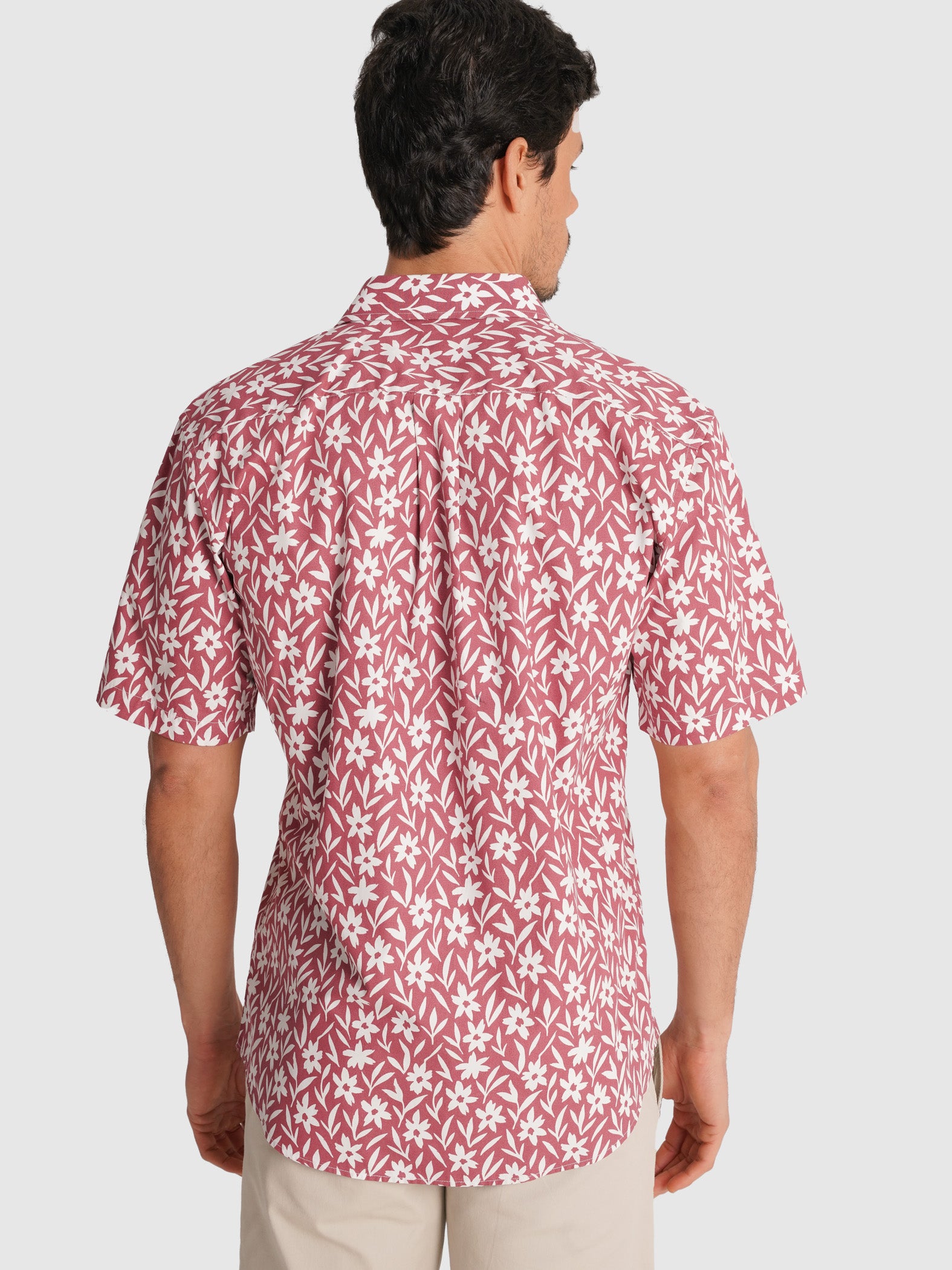 PINK SHORT SLEEVE REGULAR FIT MR. BLUE