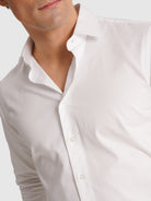 CAMISA SARGA BLANCA MANGA LARGA CLASSIC FIT MR. AZUL