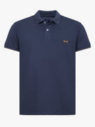 POLO AZUL MANGA CORTA REGULAR FIT MR. AZUL