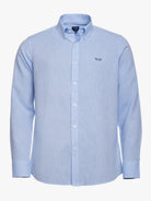 CAMISA MR AZUL MANGA LARGA REGULAR FIT. AZUL