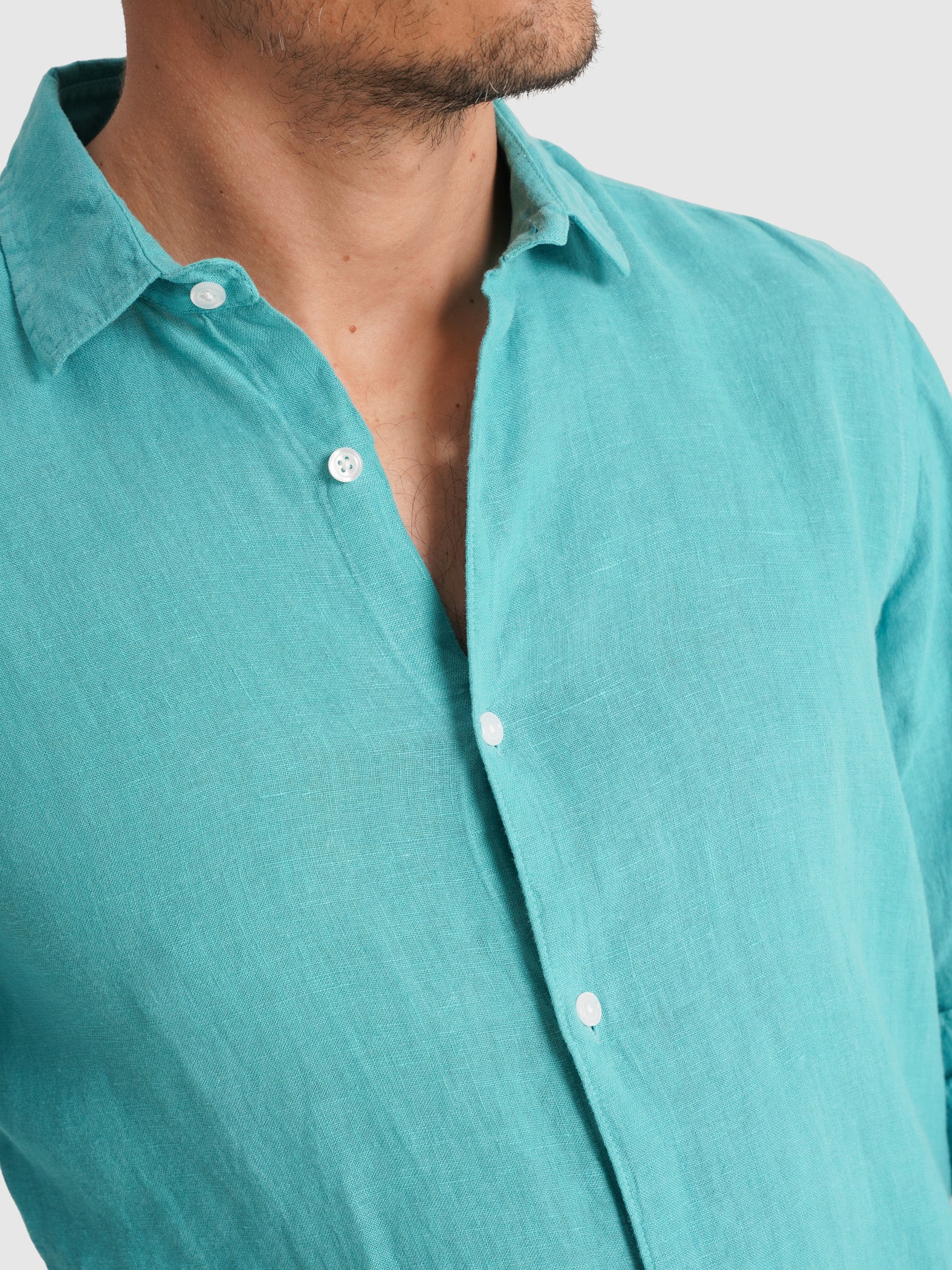 CAMISA SASTRERÍA MANGA LARGA AZUL MARK BELLUCCI